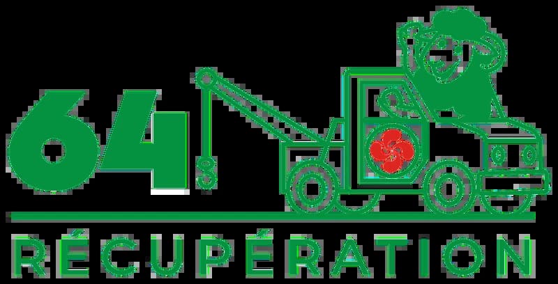 Logo 64 Récupération — Épaviste — enlèvement d'épave au Pays Basque