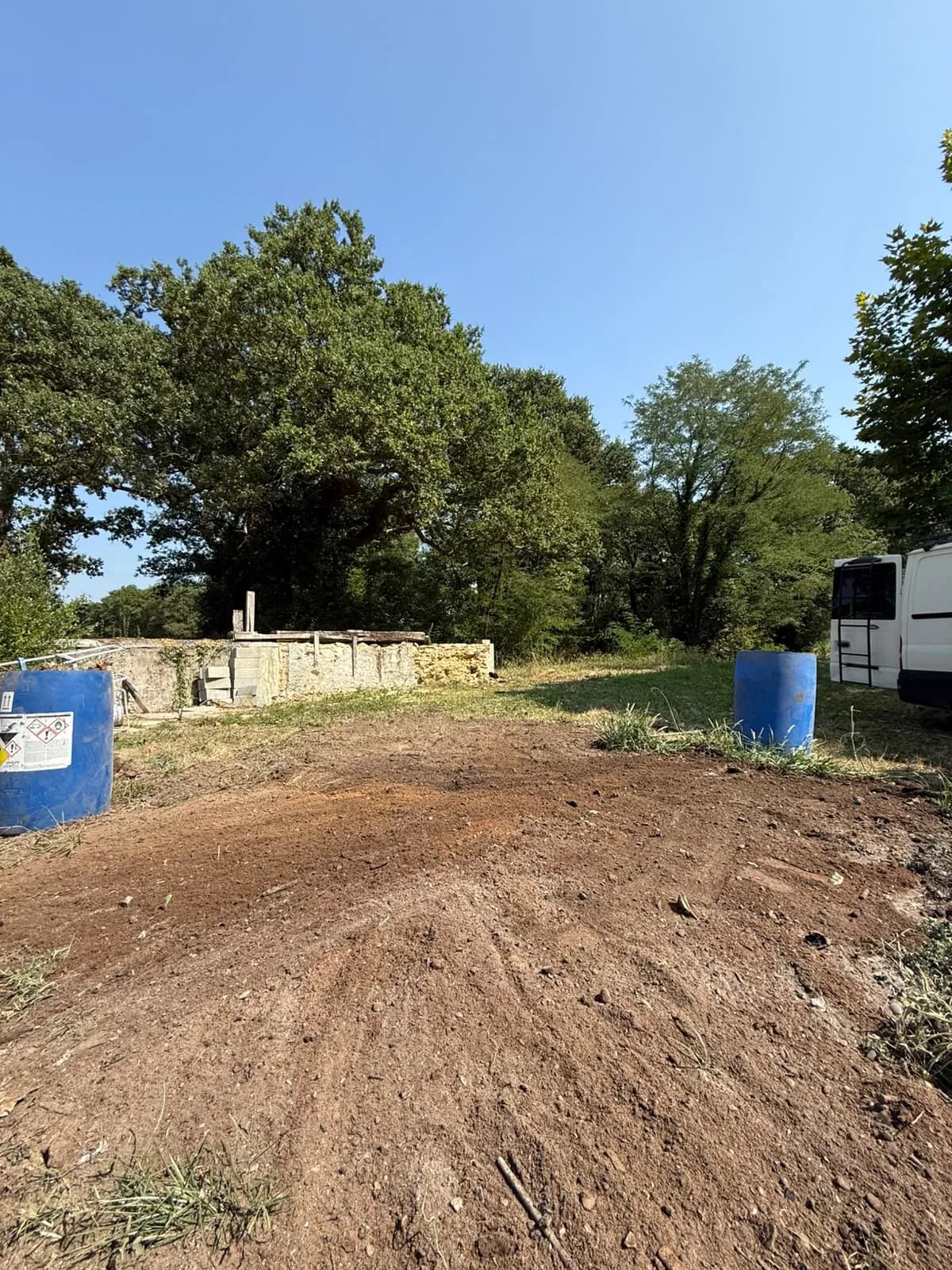 Chantier de débarras et d'enlèvement d'encombrants réalisé en Aquitaine