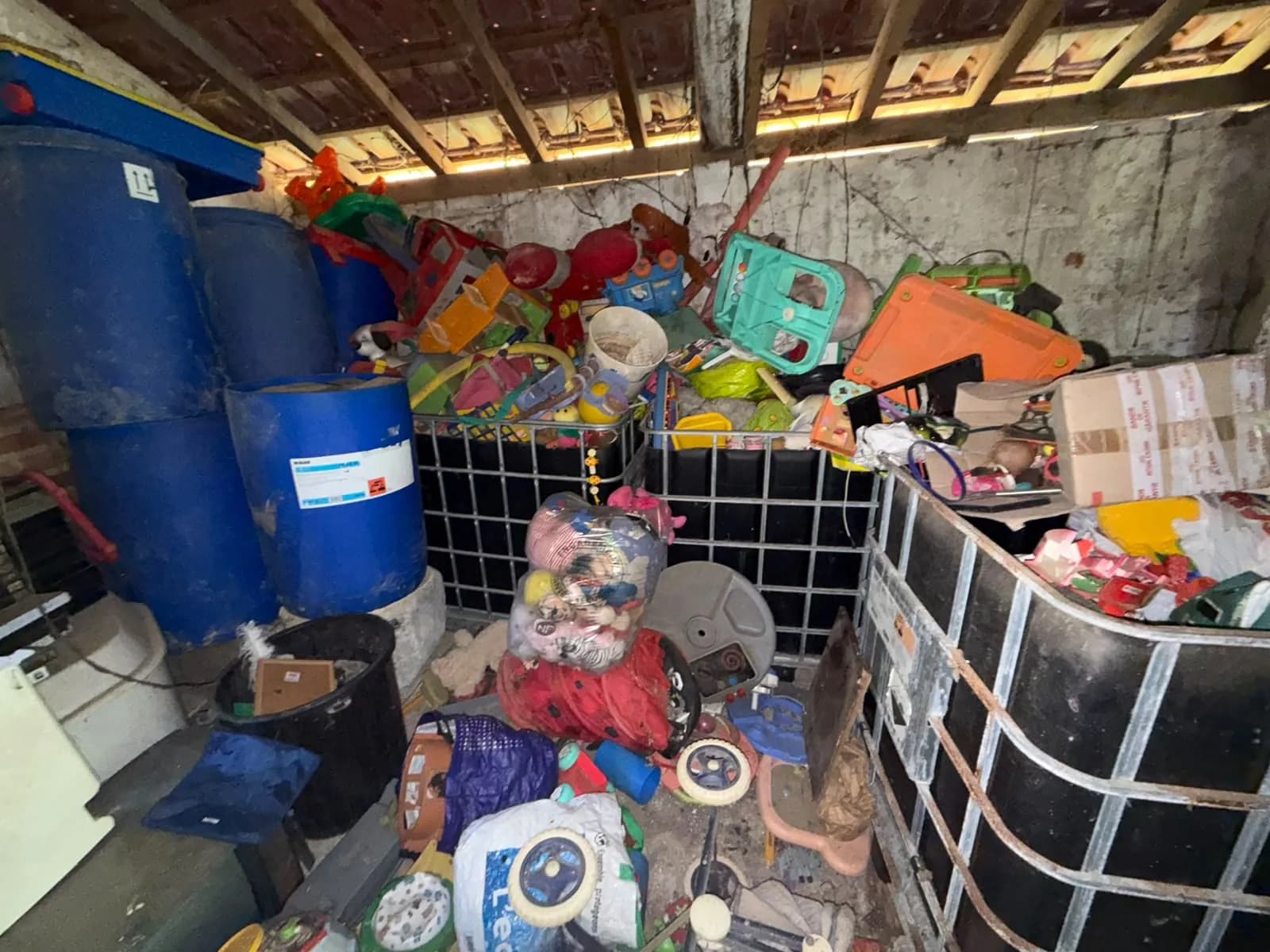 Chantier de débarras et d'enlèvement d'encombrants réalisé en Aquitaine